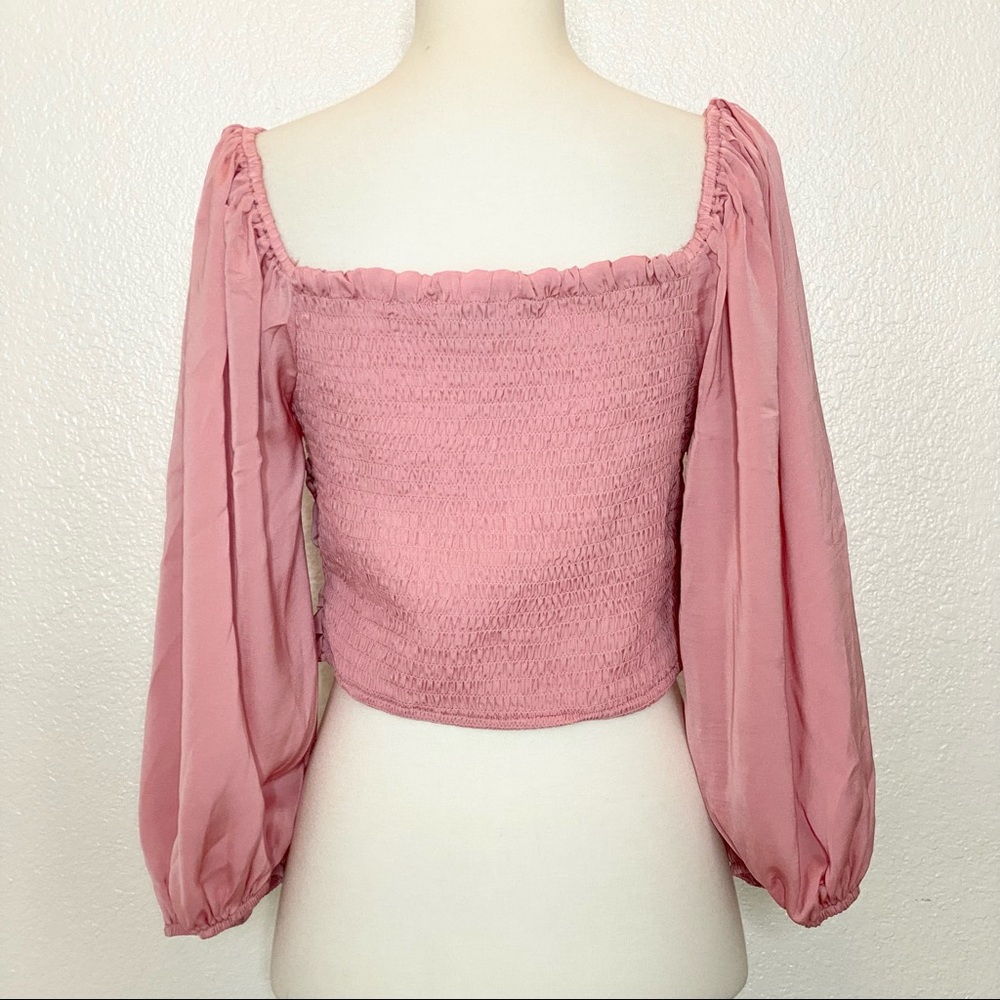 2BELLA Dusty Rose Pink Blouse - Picture 2 of 5